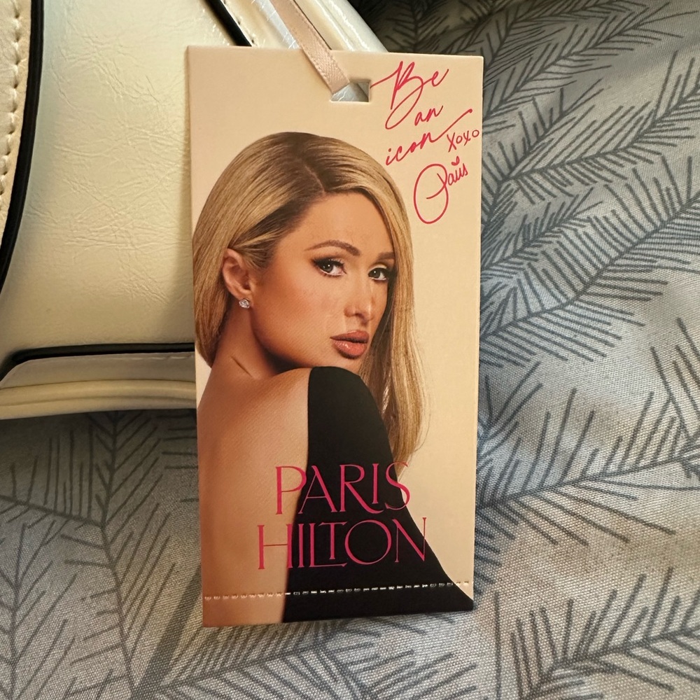 NWTS Paris Hilton Rider Large Baguette Handbag w/silver horsebit hardware - Picture 4 of 11
